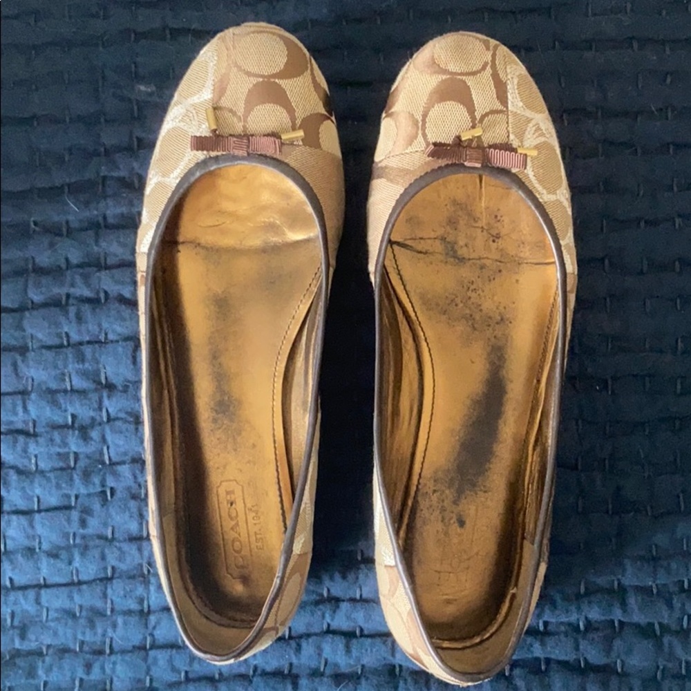 Coach Patchwork Flats